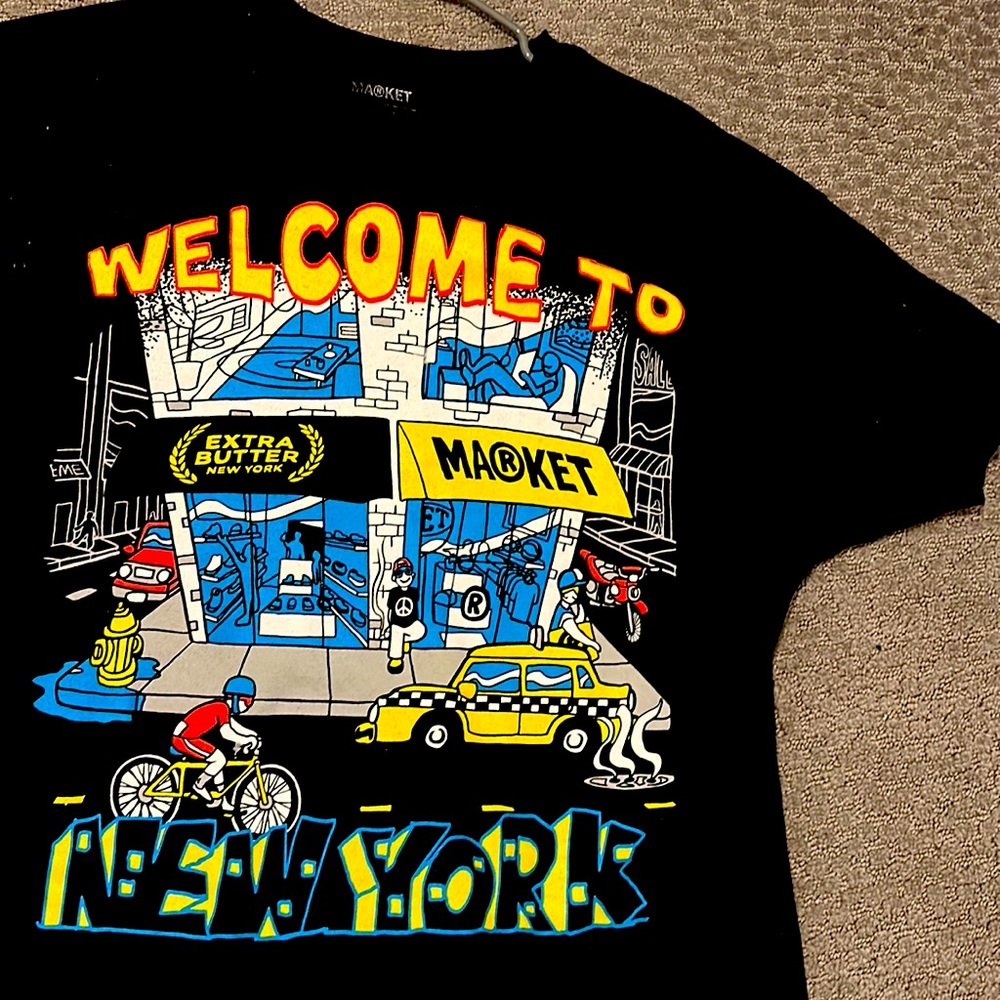 Market New York x Extra Butter Graphic Tee - Black